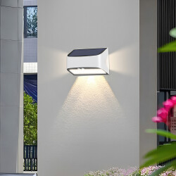 BRY-SOLARIS-W1B-WHT-6W-6500K-IP54-SOLAR WALL LIGHT - 2