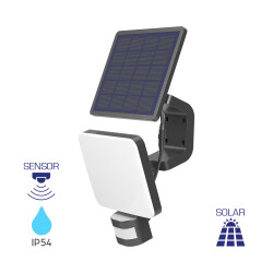 BRY-SOLARIS-W2-BLC-15W-4000K-IP54-SOLAR WALL LIGHT - 1