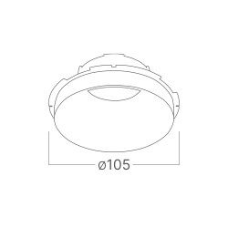 BRY-SPOTLED-G5-BLC-REFLECTOR-D105mm - 3