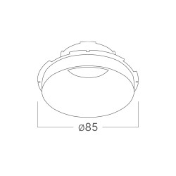 BRY-SPOTLED-G5-WHT-REFLECTOR-D85mm - 3