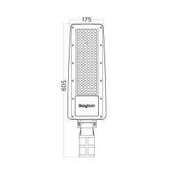 BRY-ST88-100W-GRY-4000K-IP66-LED STREET LIGHT - 4