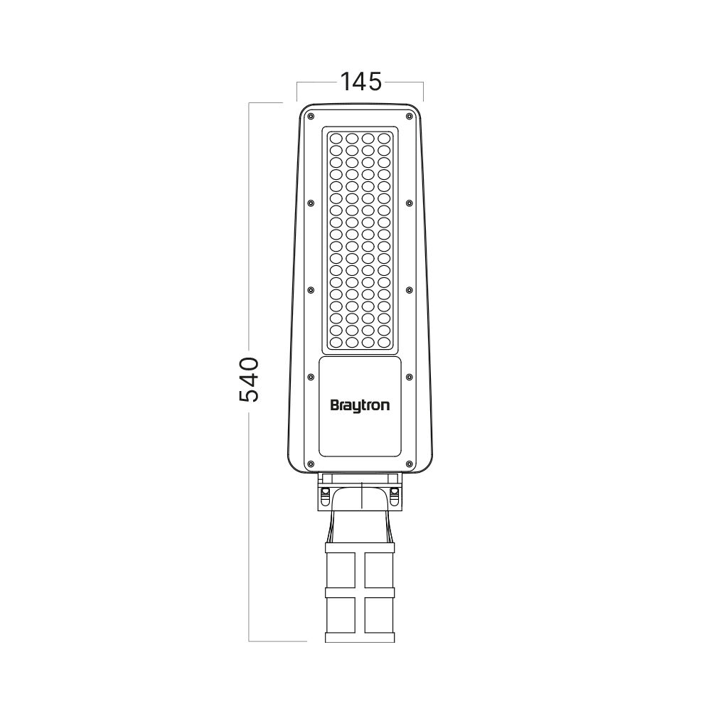 BRY-ST88-30W-GRY-6500K-IP66-LED STREET LIGHT - 3