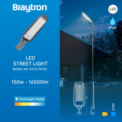 BRY-ST89-150W-GRY-6500K-IP66-LED STREET LIGHT - 3