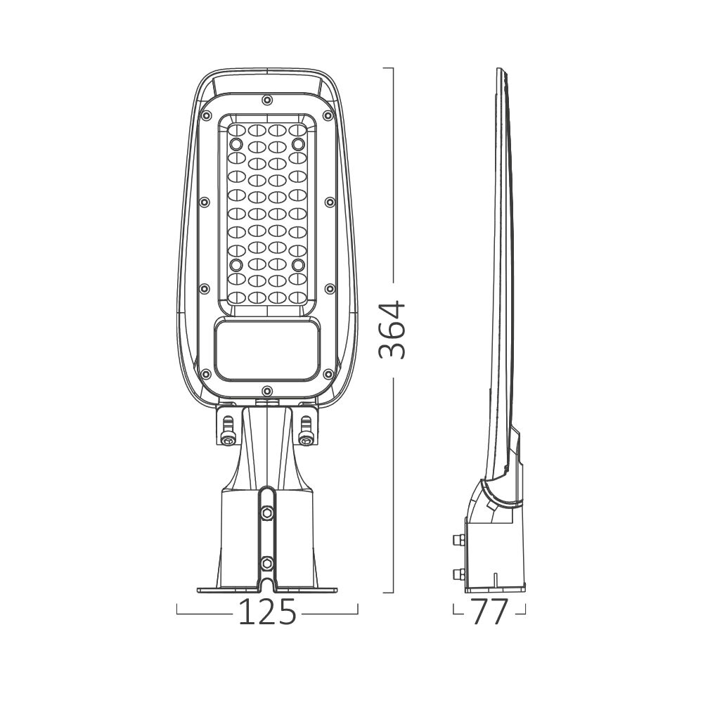 BRY-ST89-30W-GRY-4000K-IP66-LED STREET LIGHT - 7
