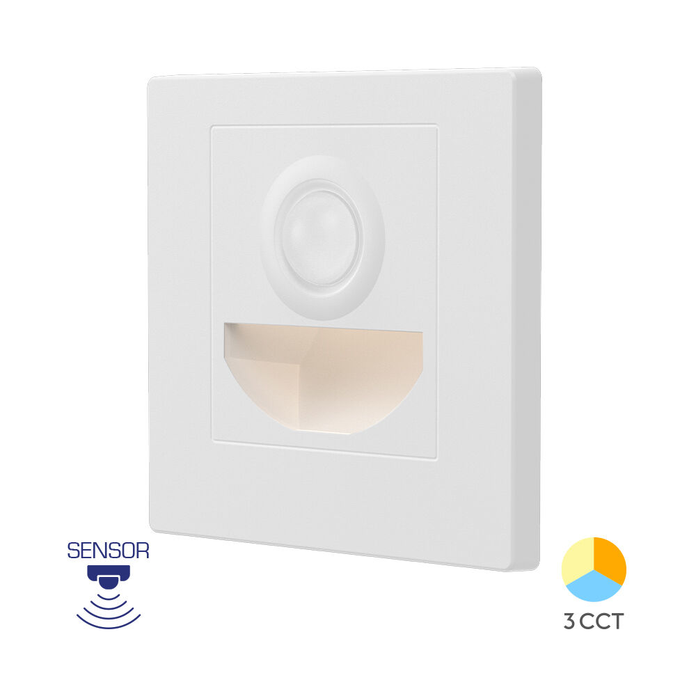 BRY-STEP-BS-SNS-1,5W-3IN1-WHT-STEPLIGHT - 1