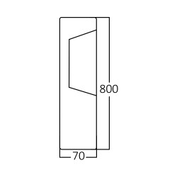 BRY-TARUS-800-7W-3000K-IP54-LED BOLLARD - 3