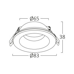 BRY-TETRA-IP-RND-WHT-IP54-SPOTLIGHT - 3