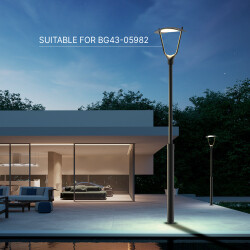 BRY-TIRANA-3mt-BLC-GARDEN POLE - (1)