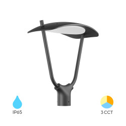 BRY-TIRANA-TOPLIGHT-45W-3IN1-D.GRY-IP65-LED BOLLARD - 