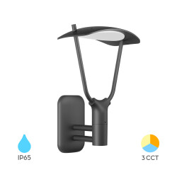 BRY-TIRANA-WALL LIGHT-45W-3IN1-D.GRY-IP65-LED BOLLARD - 