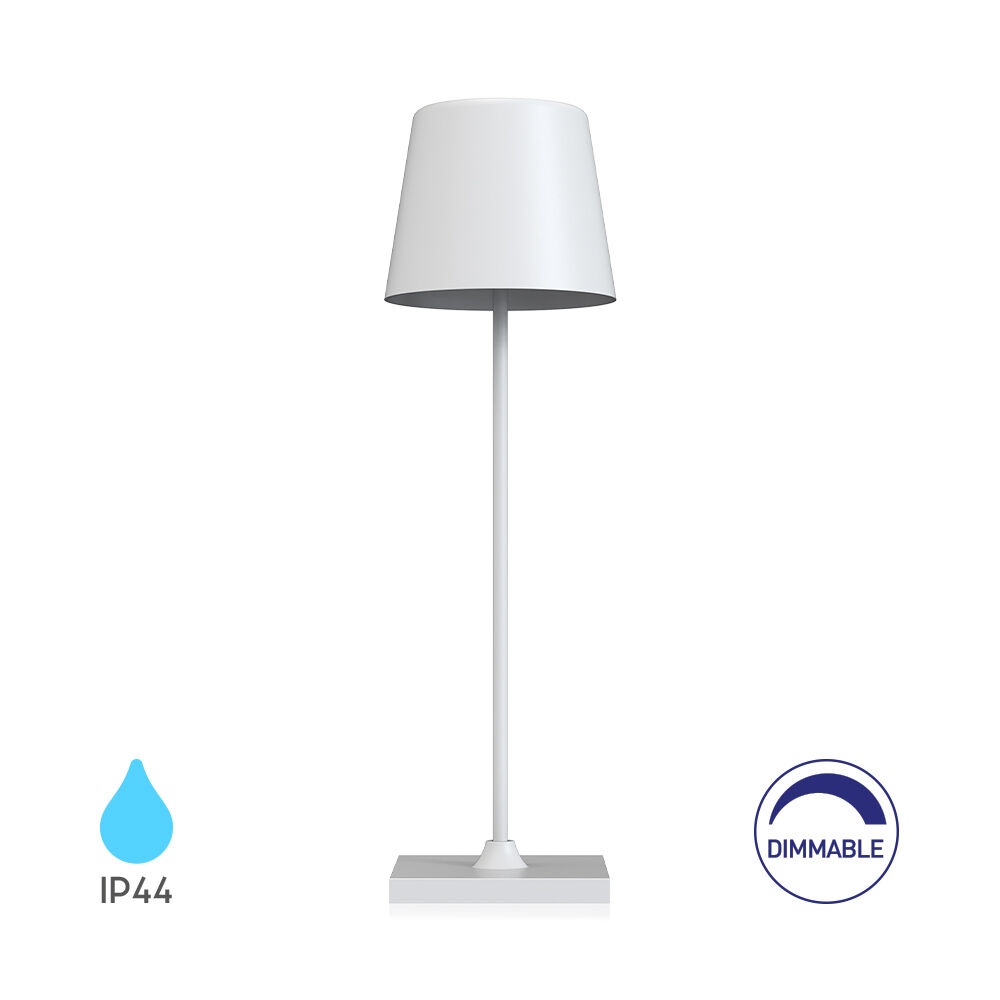 BRY-TOWER-1-WHT-3000K-RCH-TABLE LAMP - 1