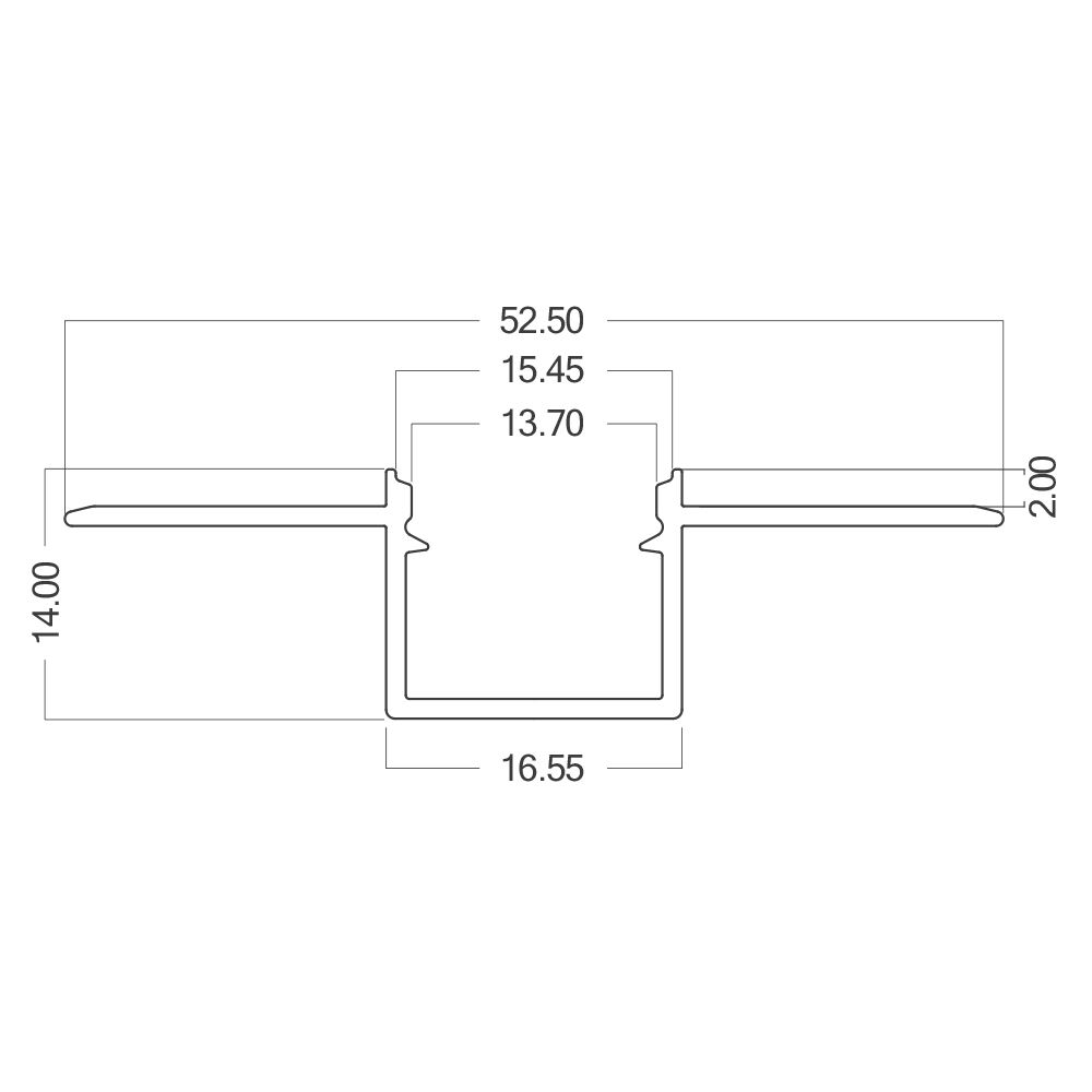 BRY-TR15-3MT-SLV-ALUMINIUM PROFILE - 3