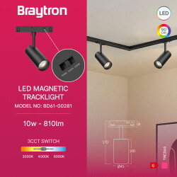BRY-TRC045-10W-48VDC-3IN1-BLC-MAG. TRACK - 3