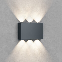 BRY-VECTOR-B-WL-BLC-6x1W-3IN1-IP65-WALL LIGHT - 2