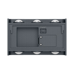 BRY-VECTOR-B-WL-GRY-6x1W-3IN1-IP65-WALL LIGHT - 4