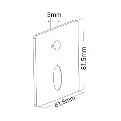BRY-VEKSUS-B-1-SQR-SNS-WHT-STEPLIGHT COVER - 3