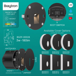 BRY-VEKSUS-B-MAIN-3W-3IN1-BLC-IP65-STEPLIGHT - 3