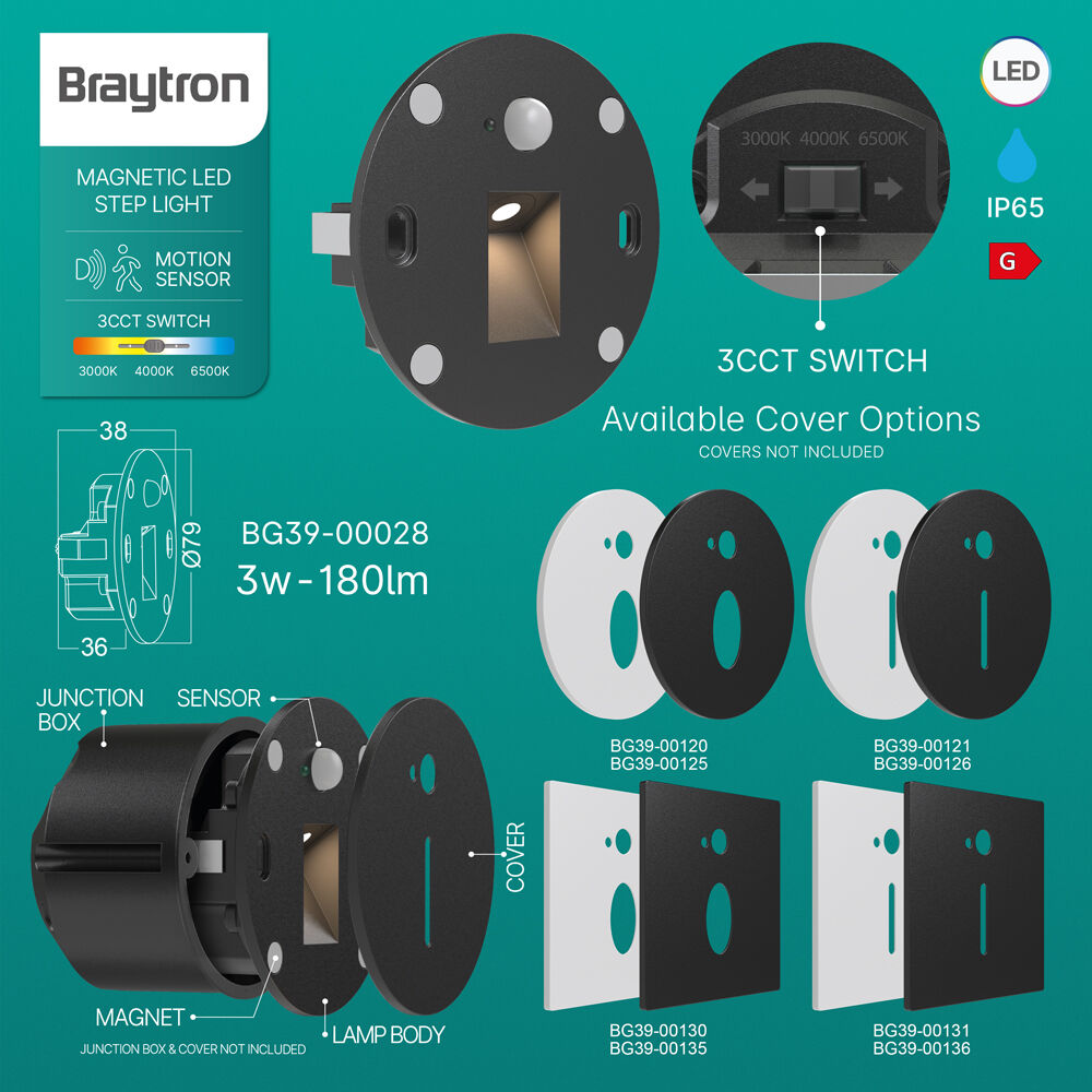 BRY-VEKSUS-B-MAIN-3W-3IN1-SENSOR-IP65-STEPLIGHT - 3