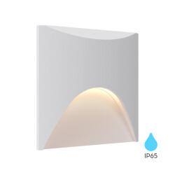 BRY-VEKSUS-SQR-WHT-3W-3000K-IP65-STEP LIGHT - 