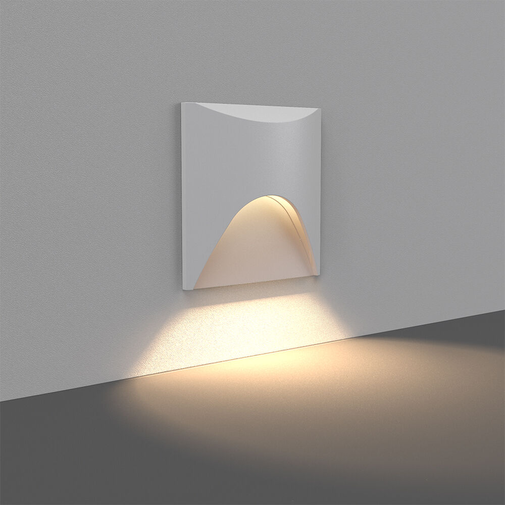 BRY-VEKSUS-SQR-WHT-3W-3000K-IP65-STEP LIGHT - 2