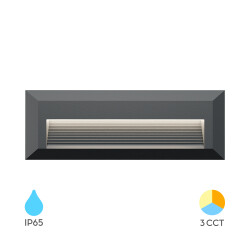 BRY-VEKTA-B-RCT-D.GRY-3W-3IN1-IP65-WALL LIGHT - 1
