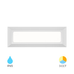 BRY-VEKTA-B-RCT-WHT-3W-3IN1-IP65-WALL LIGHT - 1