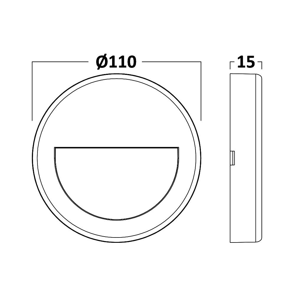 BRY-VEKTA-B-RND-BLC-3W-3IN1-IP65-WALL LIGHT - 8