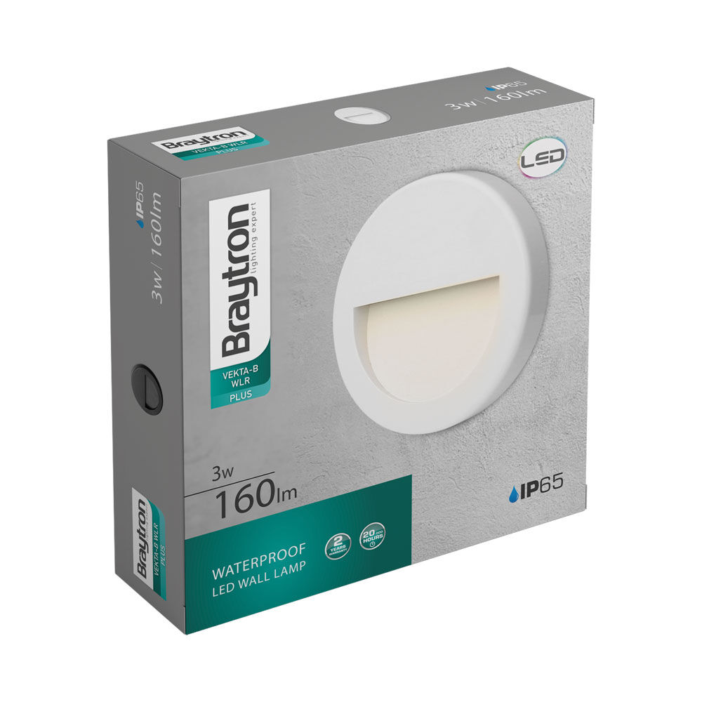 BRY-VEKTA-B-RND-WHT-3W-4000K-IP65-WALL LIGHT - 7
