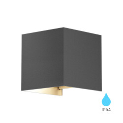 BRY-VEKTA-B-WL.2-GRY-1xG9-IP54-WALL LIGHT - 1