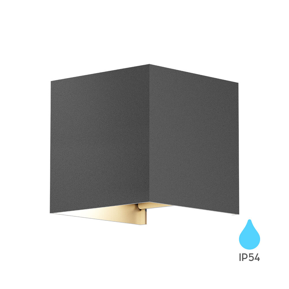 BRY-VEKTA-B-WL.2-GRY-1xG9-IP54-WALL LIGHT - 1