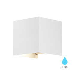 BRY-VEKTA-B-WL.2-WHT-1xG9-IP54-WALL LIGHT - 1