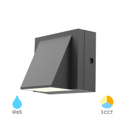 BRY-VEKTA-C-WL.1-GRY-1x6W-3IN1-IP65-WALL LIGHT - 1
