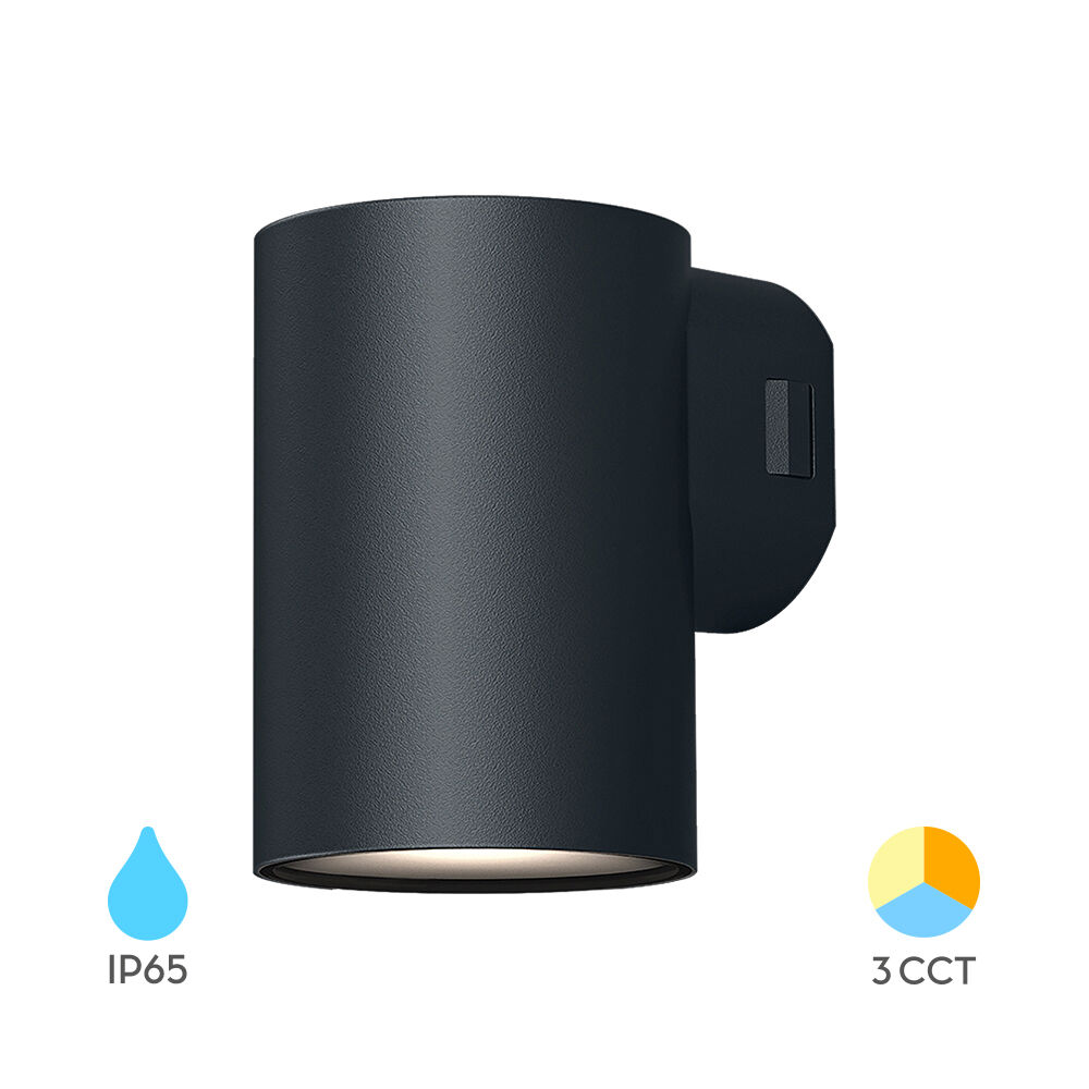 BRY-VEKTA-D-WL.1-GRY-1x9W-3IN1-IP65-WALL LIGHT - 1
