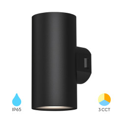BRY-VEKTA-D-WL.2-BLC-2x9W-3IN1-IP65-WALL LIGHT - 1