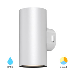 BRY-VEKTA-D-WL.2-WHT-2x9W-3IN1-IP65-WALL LIGHT - 1