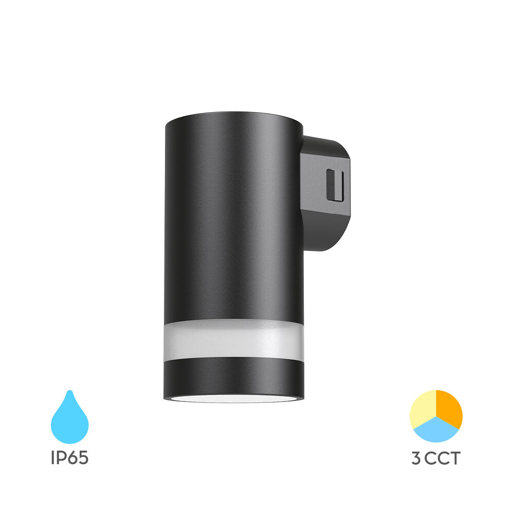 BRY-VEKTA-DA-WL.1-BLC-1x9W-3IN1-IP65-WALL LIGHT - 1