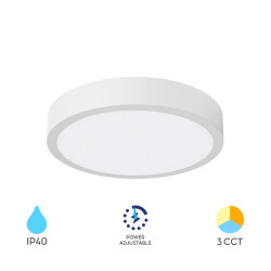 BRY-VENUS-SRP-12W-RND-WHT-3IN1-W3-LED PANEL - 