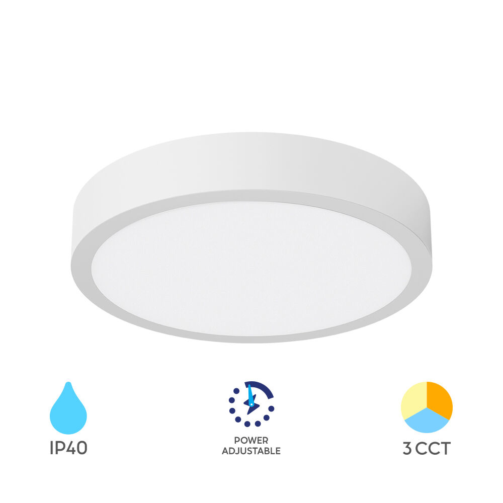 BRY-VENUS-SRP-18W-RND-WHT-3IN1-W3-LED PANEL - 1
