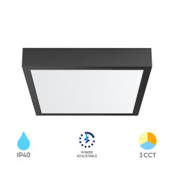 BRY-VENUS-SRP-18W-SQR-BLC-3IN1-W3-LED PANEL LIGHT - 