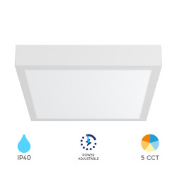 BRY-VENUS-SRP-24W-SQR-WHT-5IN1-W3-LED PANEL LIGHT - 