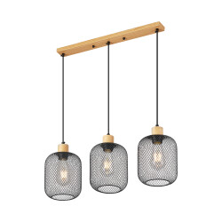 BRY-W001S-3H-3xE27-WDN-PENDANT LIGHT - 