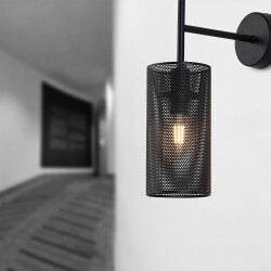 BRY-W002W-1H-1xE14-BLC-WALL LIGHT - (1)