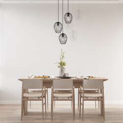 BRY-W005R-3H-3xE27-BLC-PENDANT LIGHT - (1)