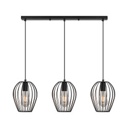 BRY-W005S-3H-3xE27-BLC-PENDANT LIGHT - 
