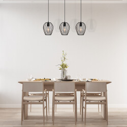 BRY-W005S-3H-3xE27-BLC-PENDANT LIGHT - (1)