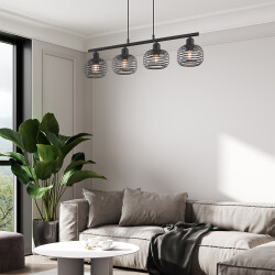 BRY-W008S-4H-4xE27-BLC-PENDANT LIGHT - (1)