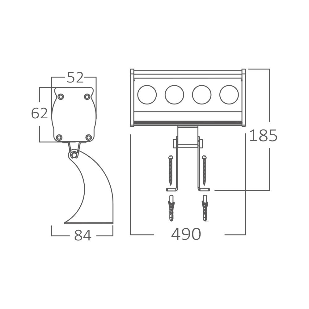 BRY-WALL-18W-GRY-6500K-IP67-WALL WASHER - 3