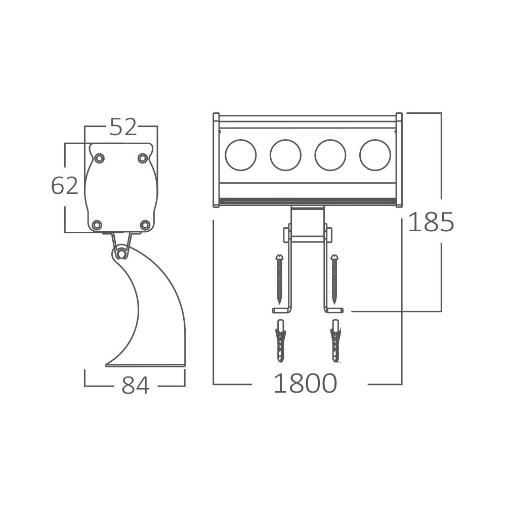 BRY-WALL-86W-GRY-AMBER-IP67-WALL WASHER - 3