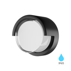 BRY-WALLS-G1-RND-BLC-15W-3000K-IP65-WALL LIGHT - 1