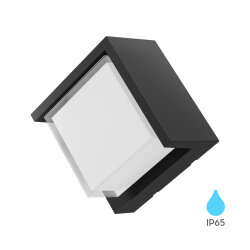 BRY-WALLS-G1-SQR-BLC-15W-3000K-IP65-WALL LIGHT - 1